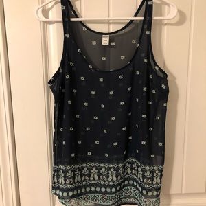 Mesh See Through Tank Top